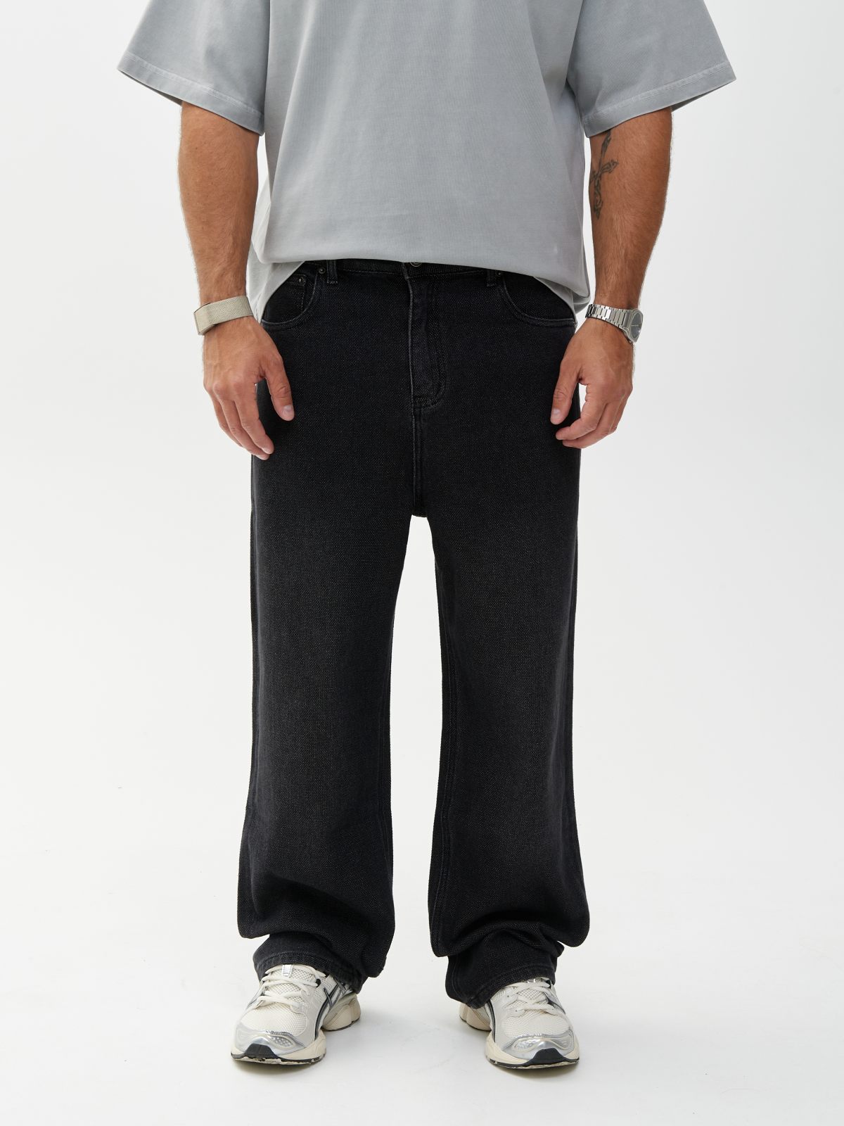 Джинсы мужские BAYZ черный цвет BZ2891-BK