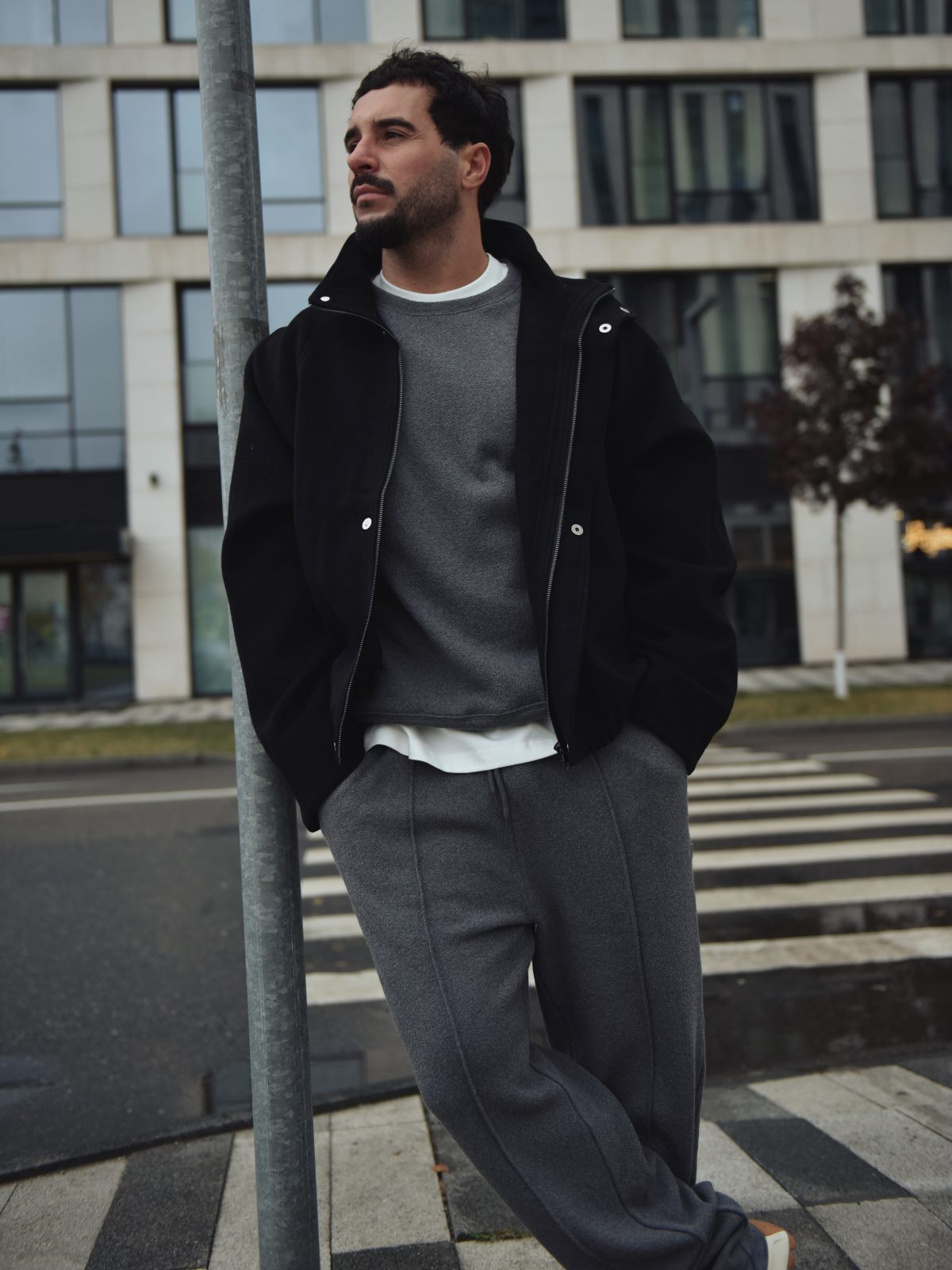 Комплект толстовка+брюки BAYZ темно-серый цвет 507635-DGY